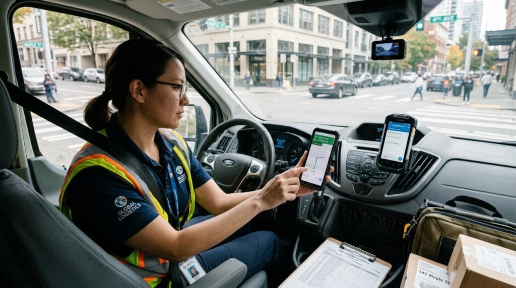 App GPS y datos de entrega usados como evidencia en accidente de reparto